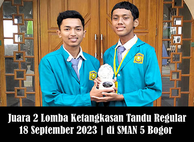 Juara 2 Lomba Ketangkasan Tandu Regular Sejabodetabek di SMAN 5 19 September 2023.jpg